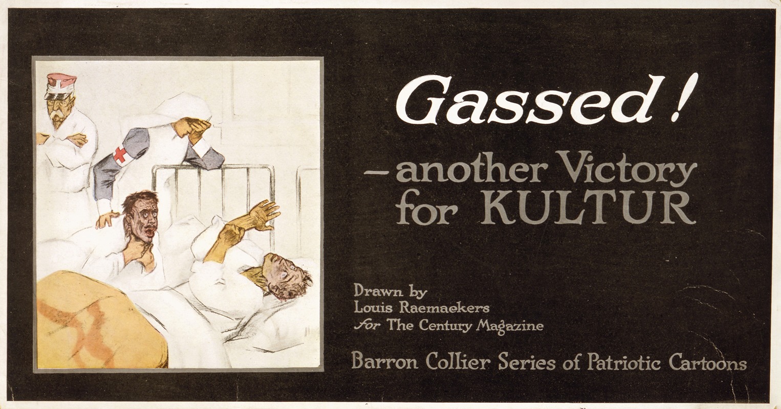 Louis Raemaekers - Gassed! — another victory for Kultur