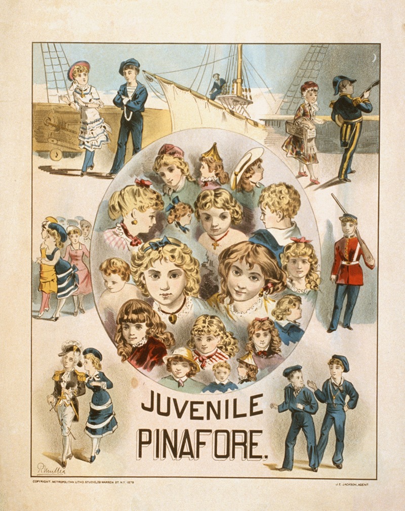 Metropolitan Litho. Studio. - Juvenile Pinafore