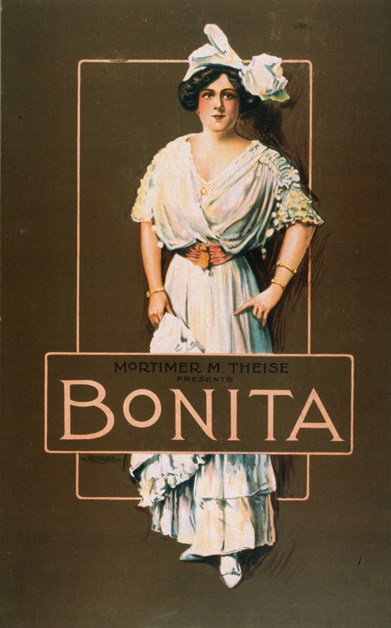 Otis Lithograph Co - Mortimer M. Theise presents Bonita