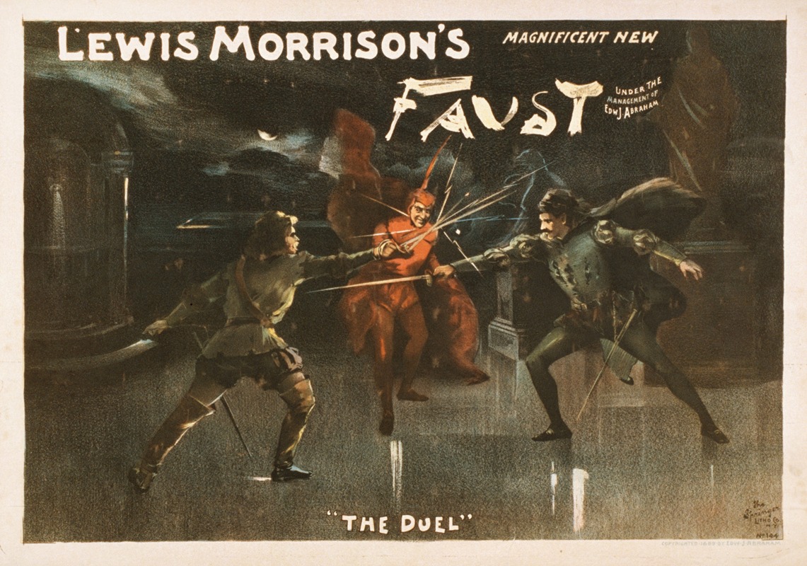 Springer Litho. Co. - Lewis Morrison’s magnificent new Faust