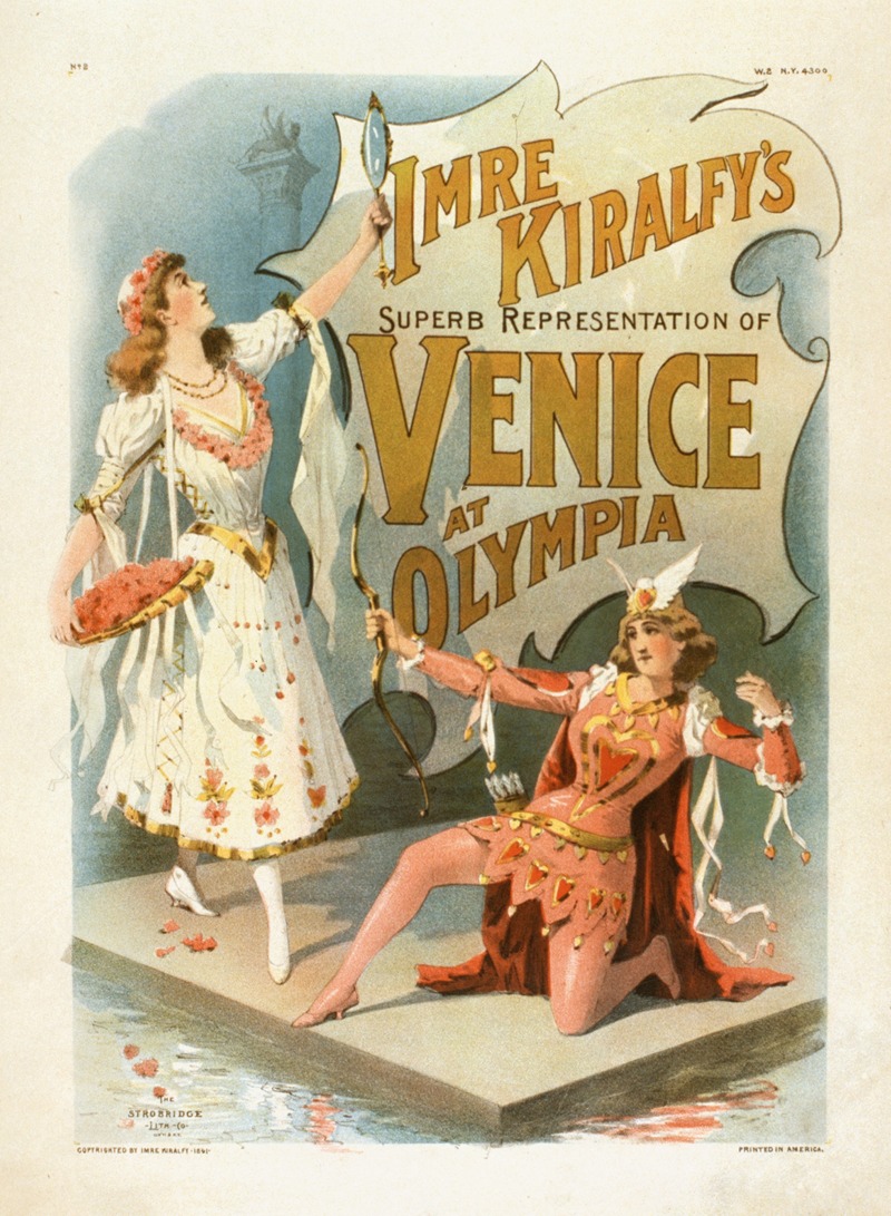 Strobridge & Co. Lith. - Imre Kiralfy’s superb representation of Venice at Olympia