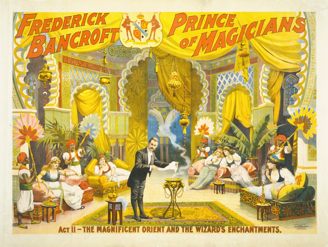 Strobridge & Co. Lith. - Frederick Bancroft, prince of magicians