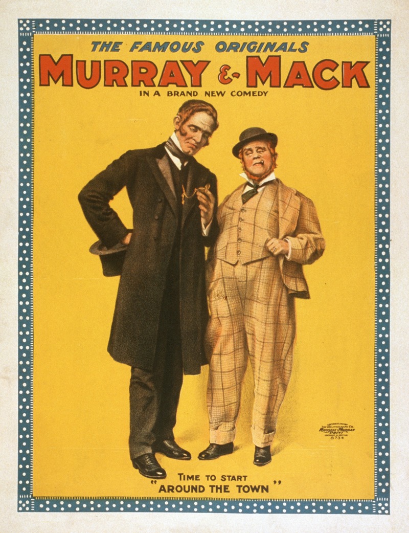 U.S. Lithograph Co. - The famous originals Murray and Mack in a brand new comedy