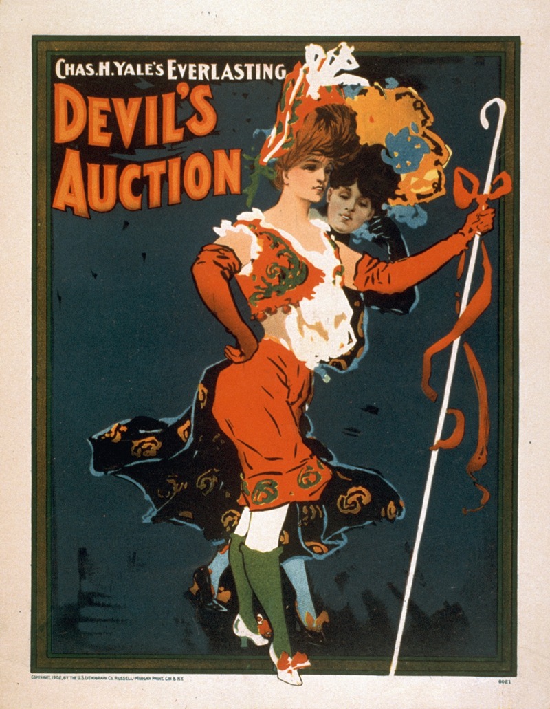 U.S. Lithograph Co. - Chas. H. Yale’s everlasting Devil’s auction