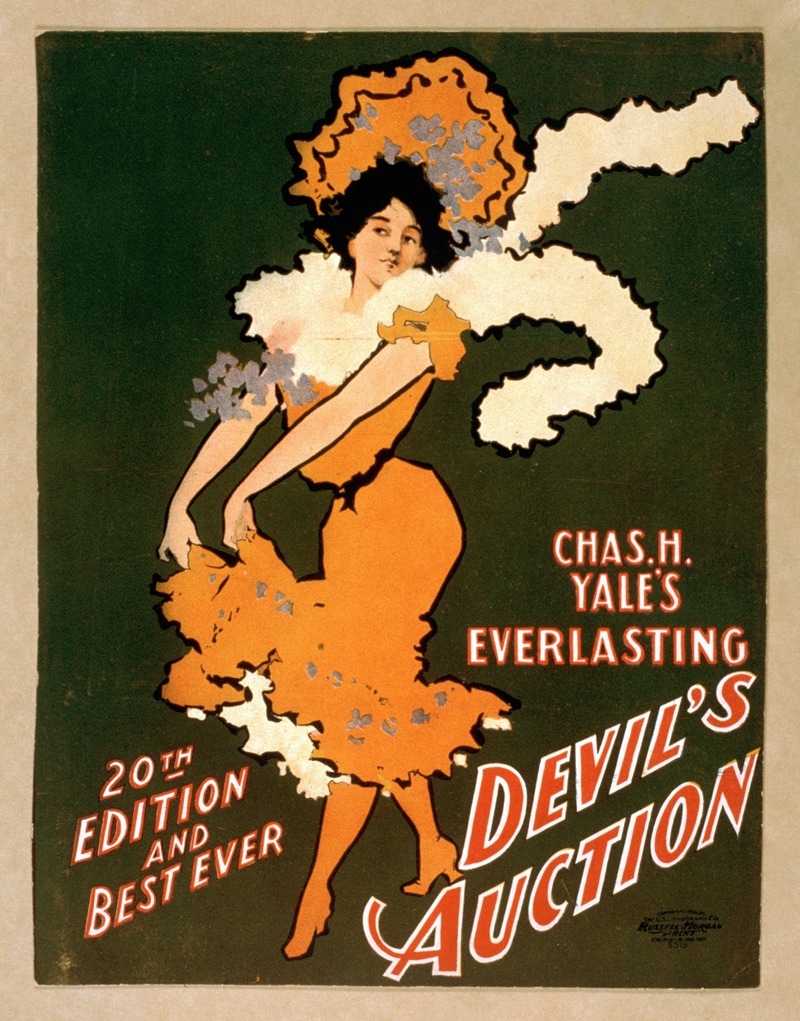 U.S. Lithograph Co. - Chas. H. Yale’s everlasting Devil’s auction 20th edition and best ever
