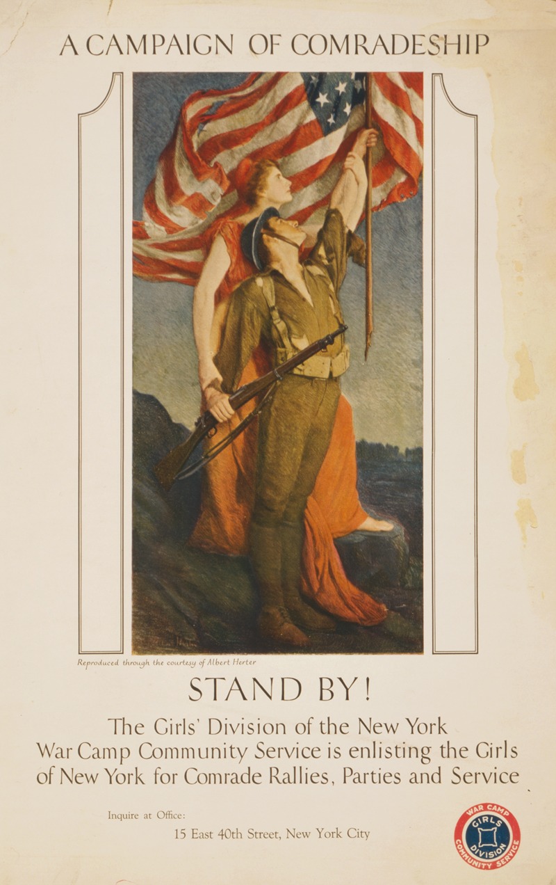 Albert Herter - Stand by! A campaign of comradeship.