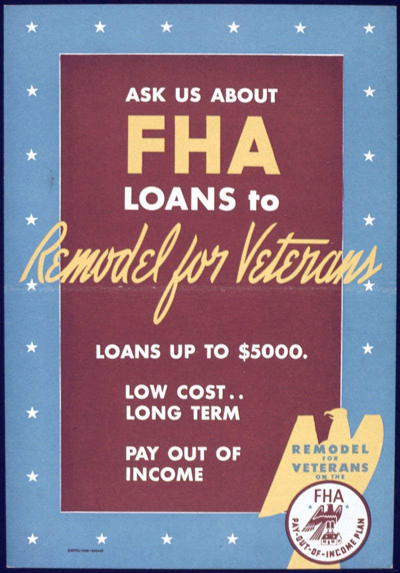 Anonymous - Ask us about FHA loans to Remodel for Veterans