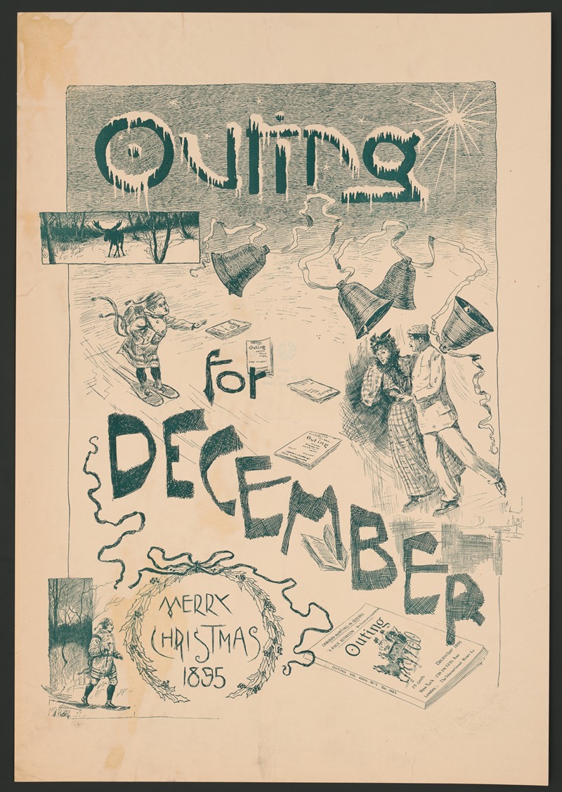 Anonymous - Outing for December. Merry Christmas 1895