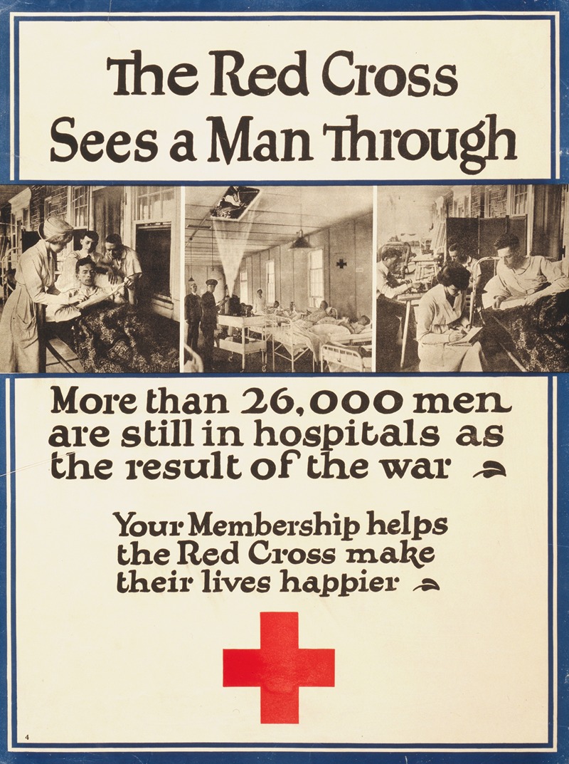 Anonymous - The Red Cross sees a man through