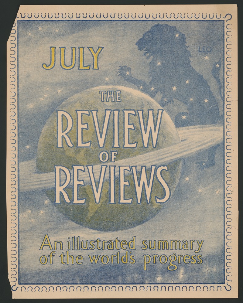 Anonymous - The Review of Reviews. An illustrated summary of the world’s progress. July