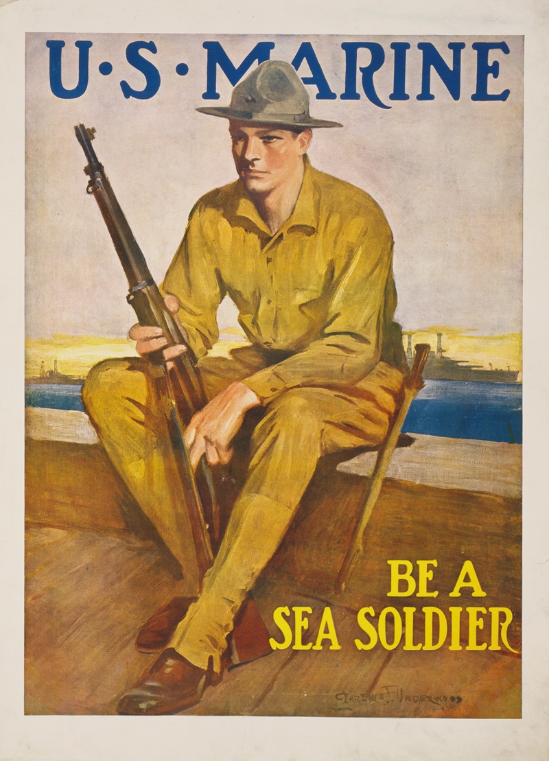 Clarence F. Underwood - U.S. Marine – Be a sea soldier