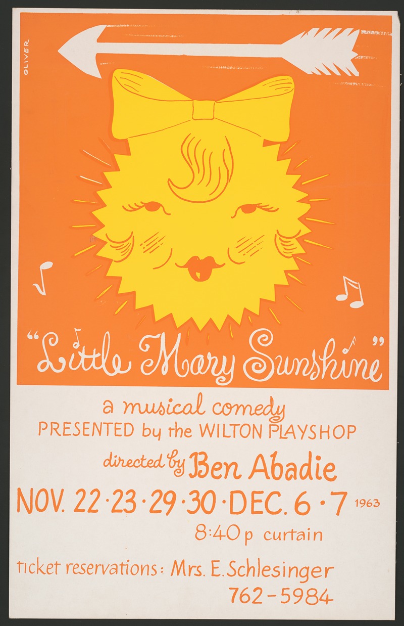H. Edward Oliver - ‘Little Mary Sunshine.’ a musical comedy directed by Ben Abadie
