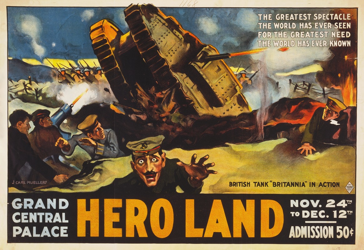 J. Carl Mueller - Hero land The greatest spectacle the world has ever seen for the greatest need the world has ever known