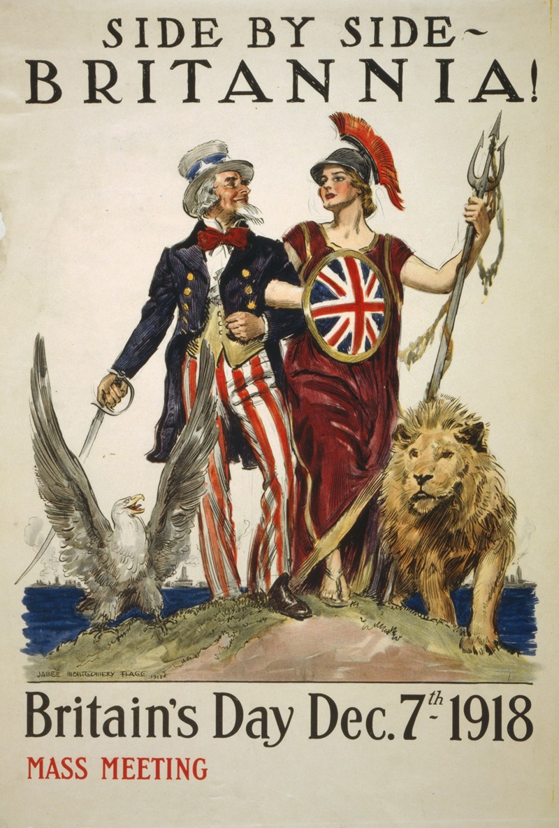 James Montgomery Flagg - Side by side – Britannia! Britain’s Day Dec. 7th