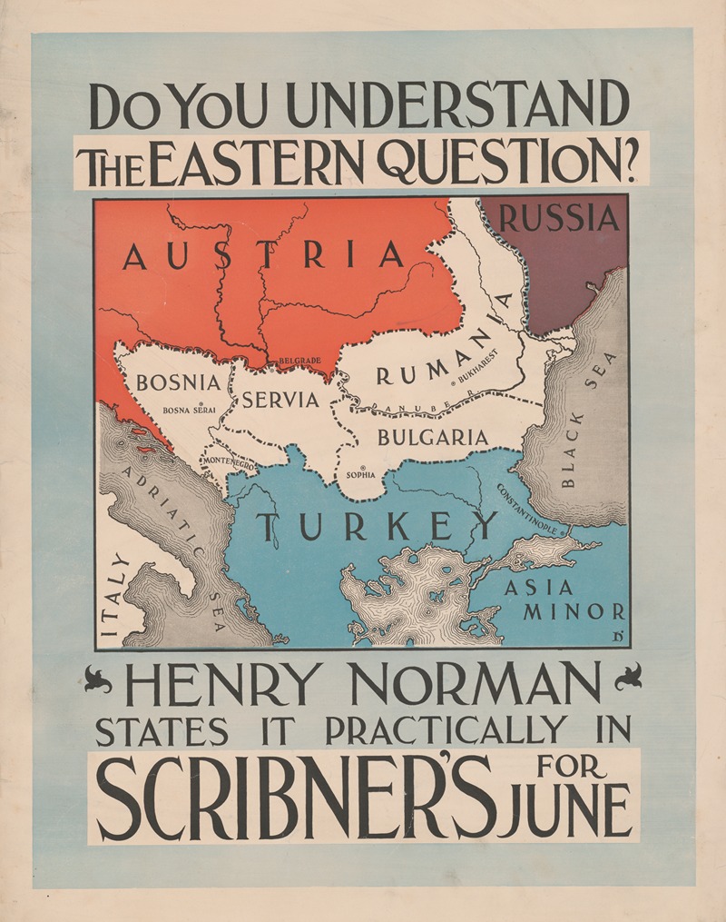 L. Fred Hurd - Do you understand the Eastern Question, Henry Norman states it practically in Scribner’s for June