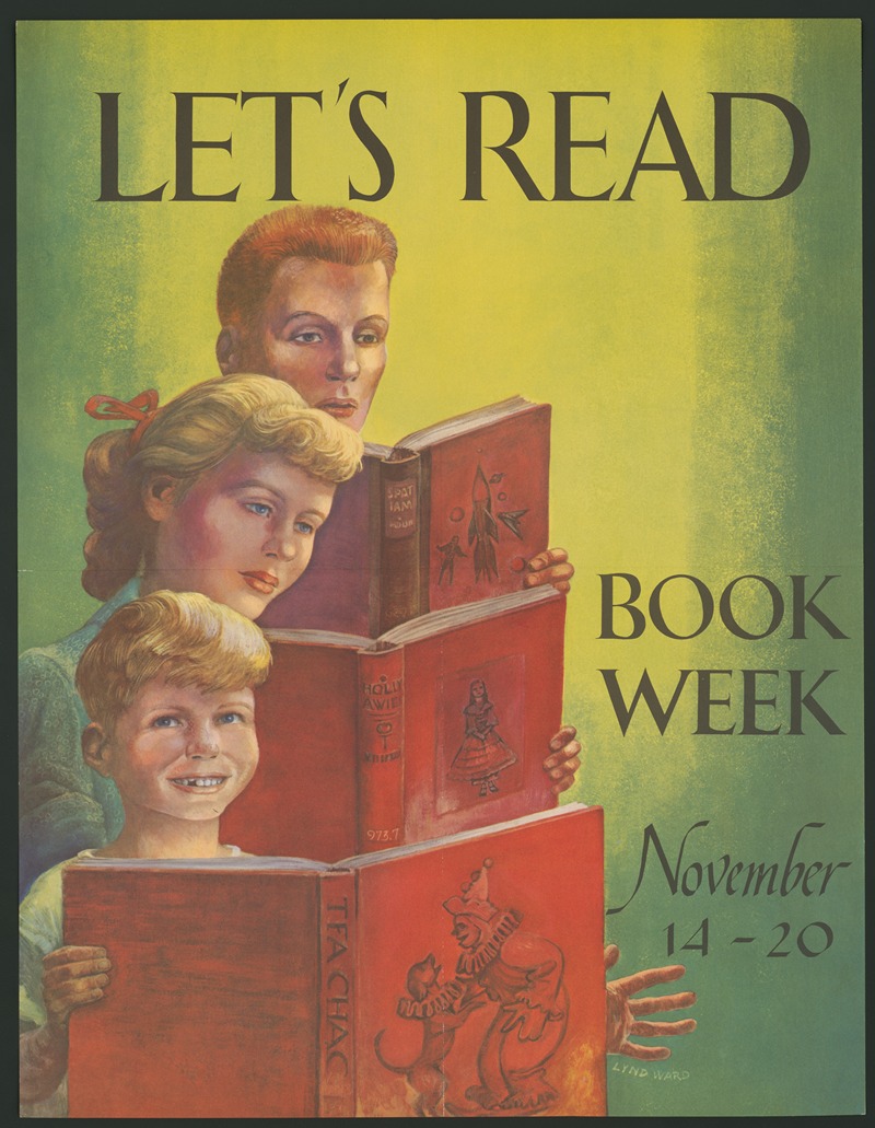 Lynd Ward - Let’s read, book week, Nov. 14-20