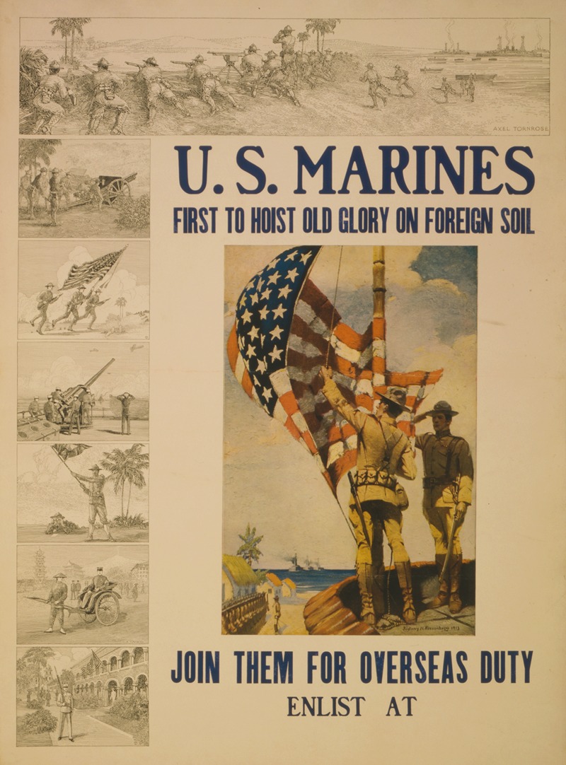 Sidney Riesenberg - U.S. Marines – first to hoist Old Glory on foreign soil Join them for overseas duty