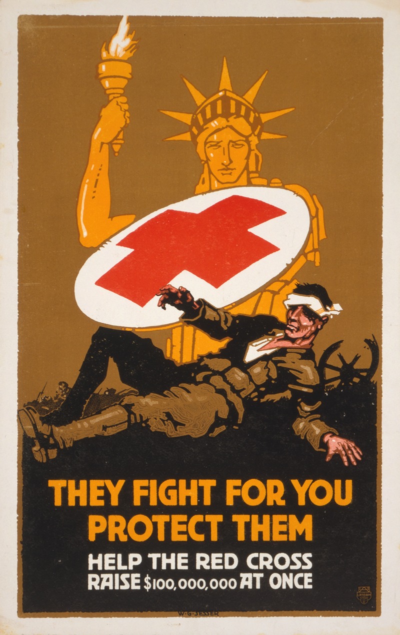 W.G. Sesser - They fight for you – protect them Help the Red Cross raise $100,000,000 at once