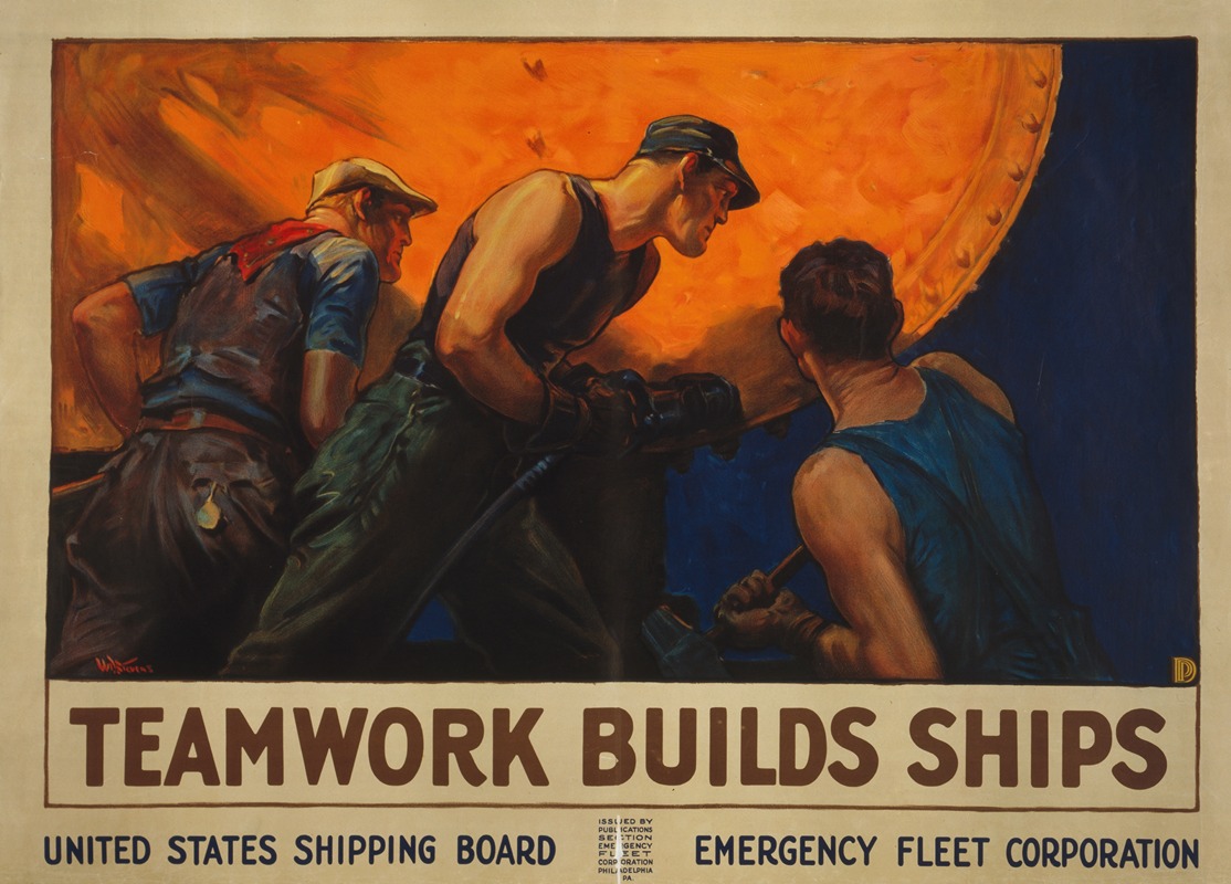 William Dodge Stevens - Teamwork builds ships
