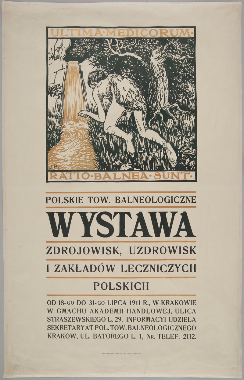 Jan Bukowski - Wystawa zdrojowisk, uzdrowisk i zakładów leczniczych polskich