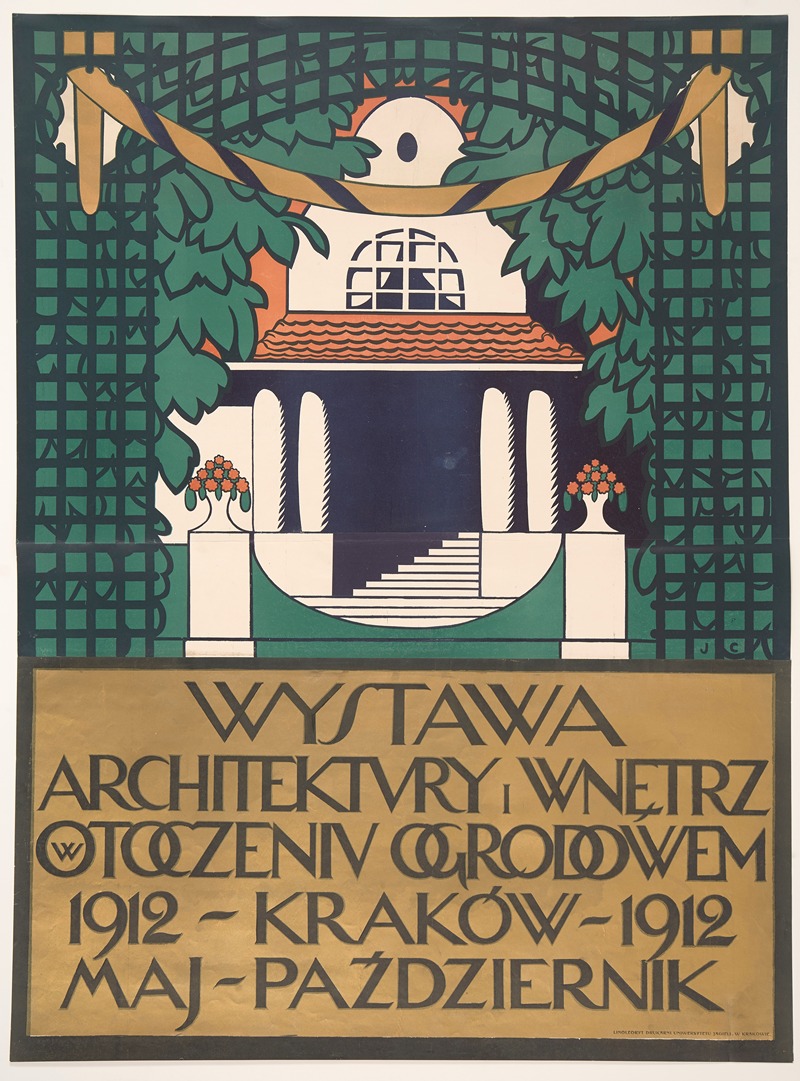 Józef Czajkowski - Wystawa architektury i wnętrz w otoczeniu ogrodowem