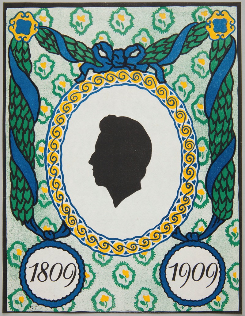 Stefan Filipkiewicz - Window sticker on the occasion of the 100th anniversary of Juliusz Słowacki’s birth