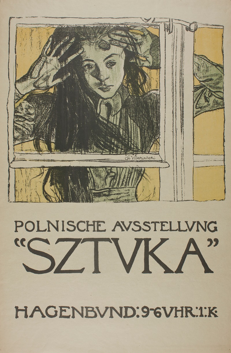 Anonymous - Polnische Ausstellung ‘Sztuka’ – Plakat wystawy Towarzystwa Artystów Polskich ‘Sztuka’ w Wiedniu 1908 (Hagenbund)