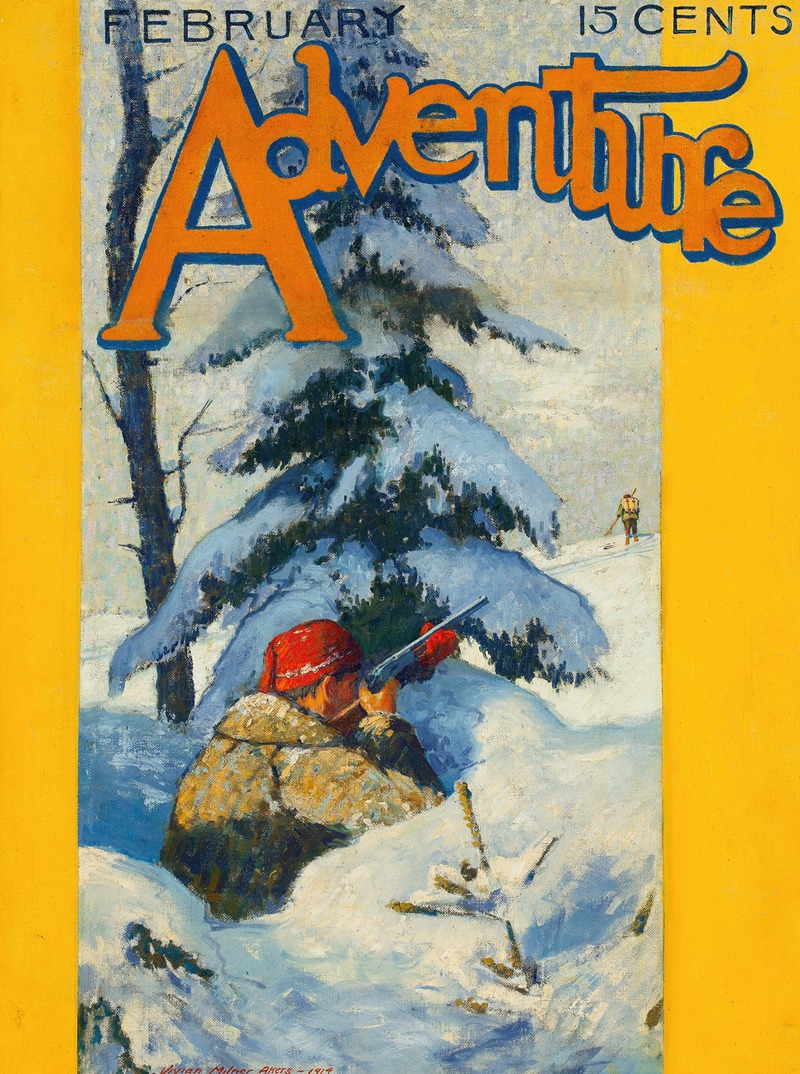 Vivian Milner Akers - Adventure magazine cover
