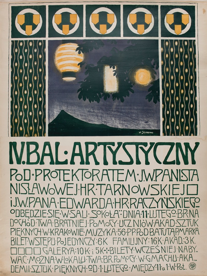 Władysław Skoczylas - IV Bal Artystyczny