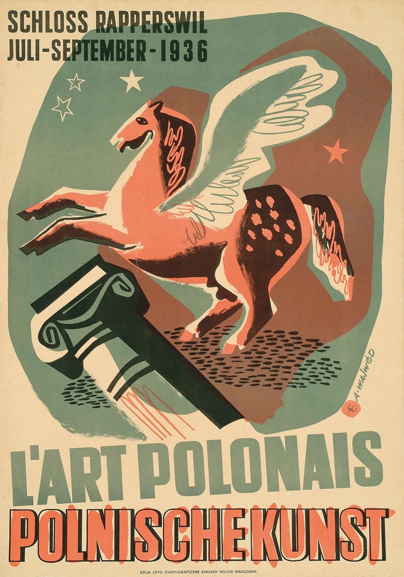 Antoni Wajwód - L’Art Polonais, Polnische Kunst. Schloss Rapperswil, juli-september 1936