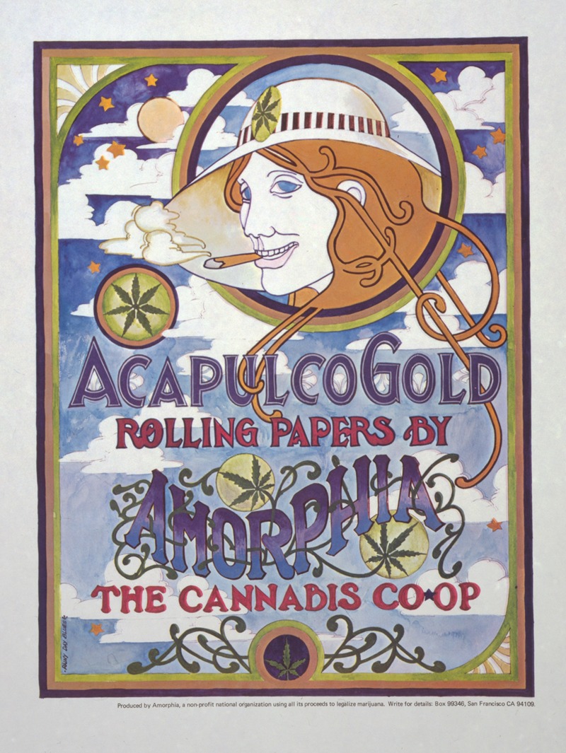 Anonymous - Acapulco Gold rolling papers by Amorphia, the cannabis co-op