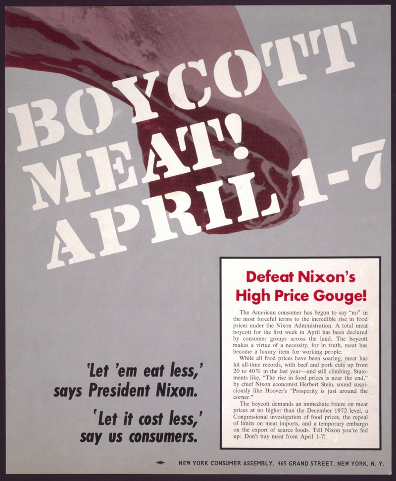 Anonymous - Boycott meat! ; April 1-7