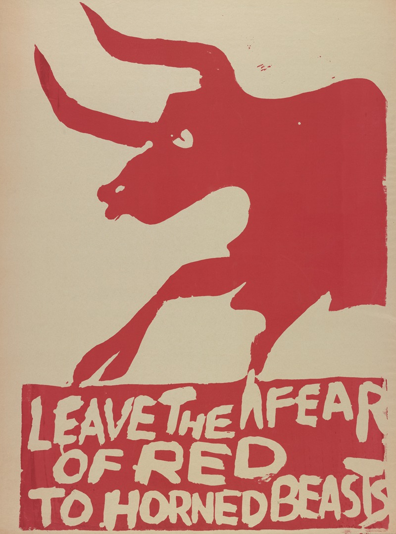 Anonymous - Leave the fear of red to horned beasts