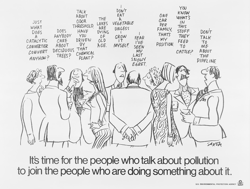 Charles Saxon - It’s time for the people who talk about pollution to join the people who are doing something about it