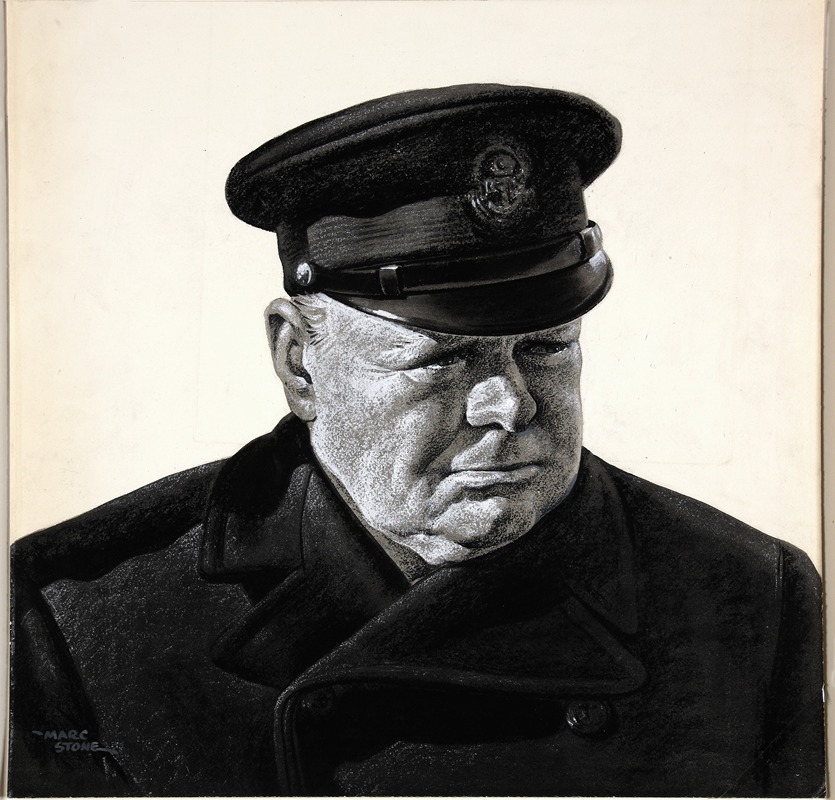 Marc Stone - Winston Churchill in Trinity House uniform