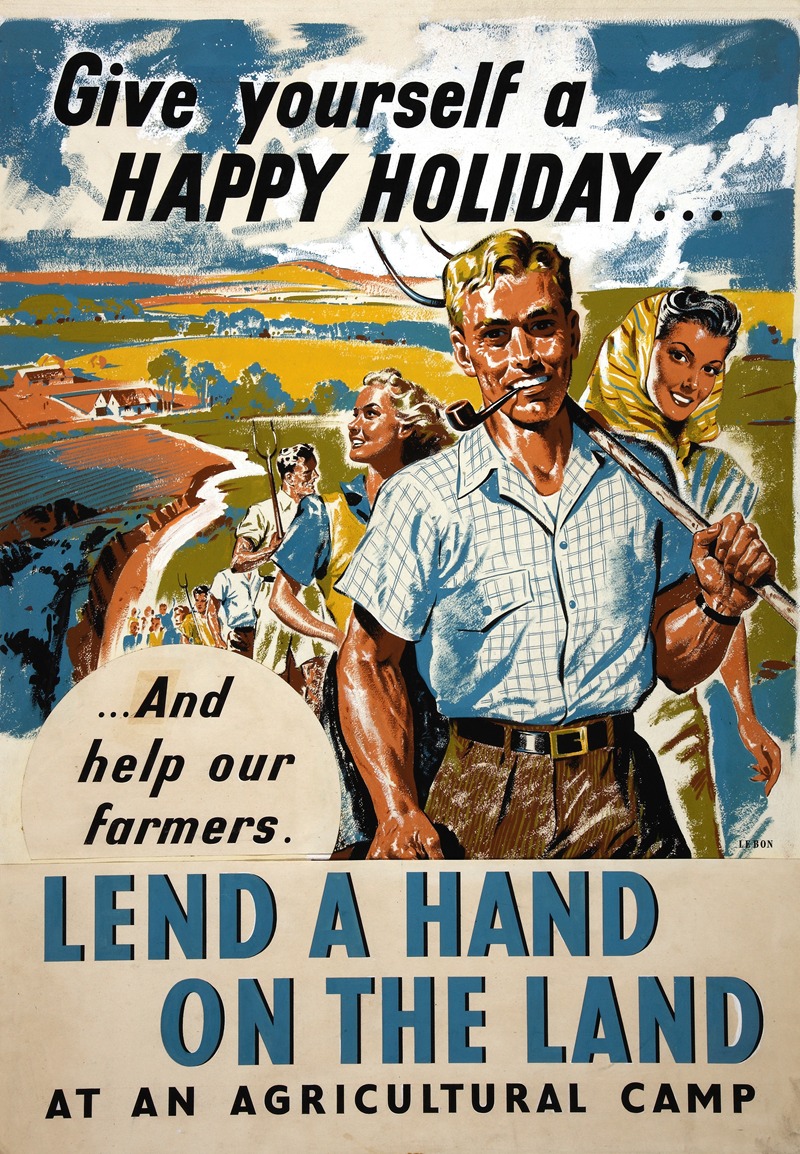 Mary Le Bon - Give yourself a happy holiday…and help our farmers. Lend a hand on the land at an agricultural camp