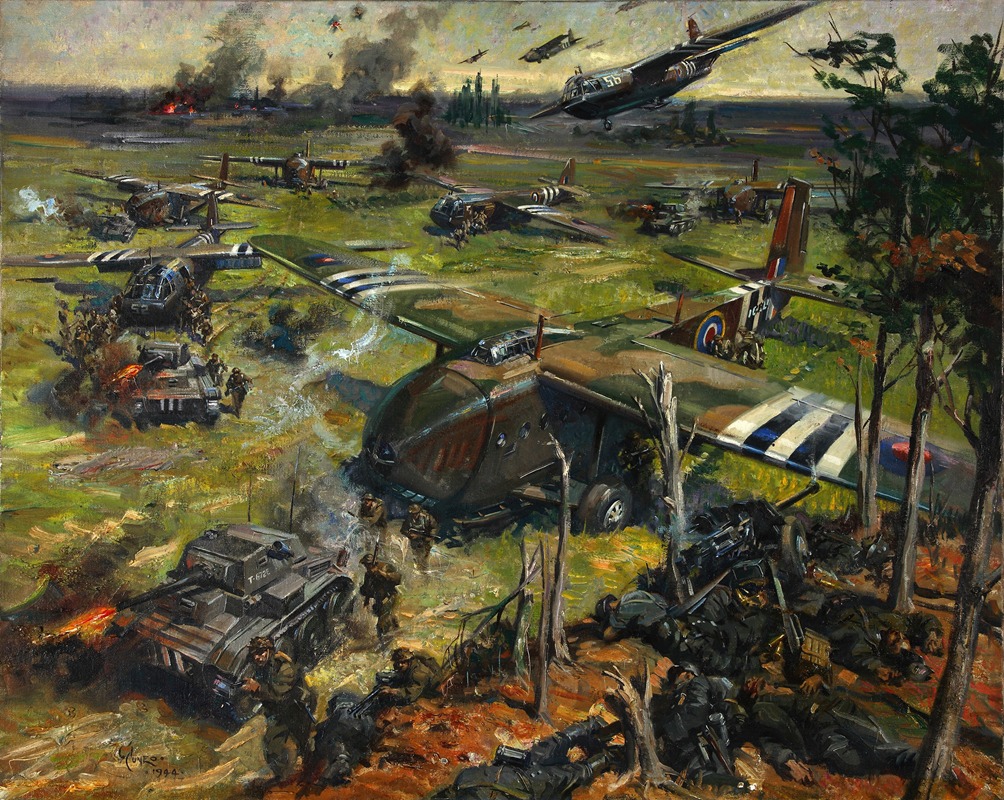 Terence Cuneo - Invasion scene