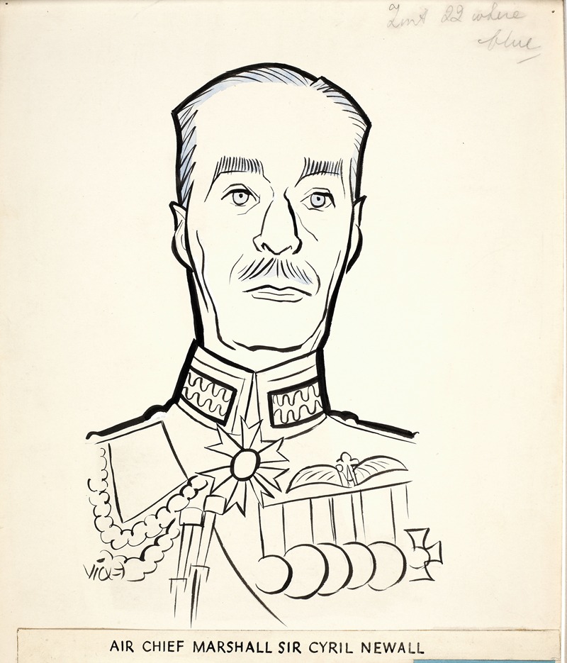 Victor Weisz - Air Chief Marshal Sir Cyril Newall