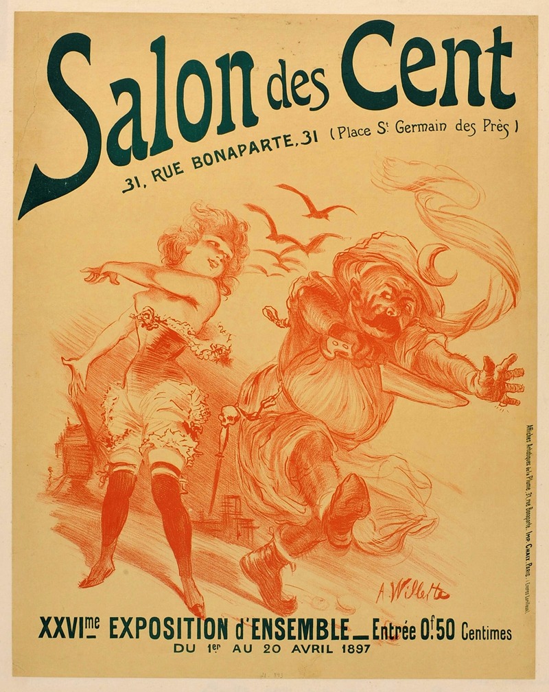 Adolphe Léon Willette - Salon des Cent