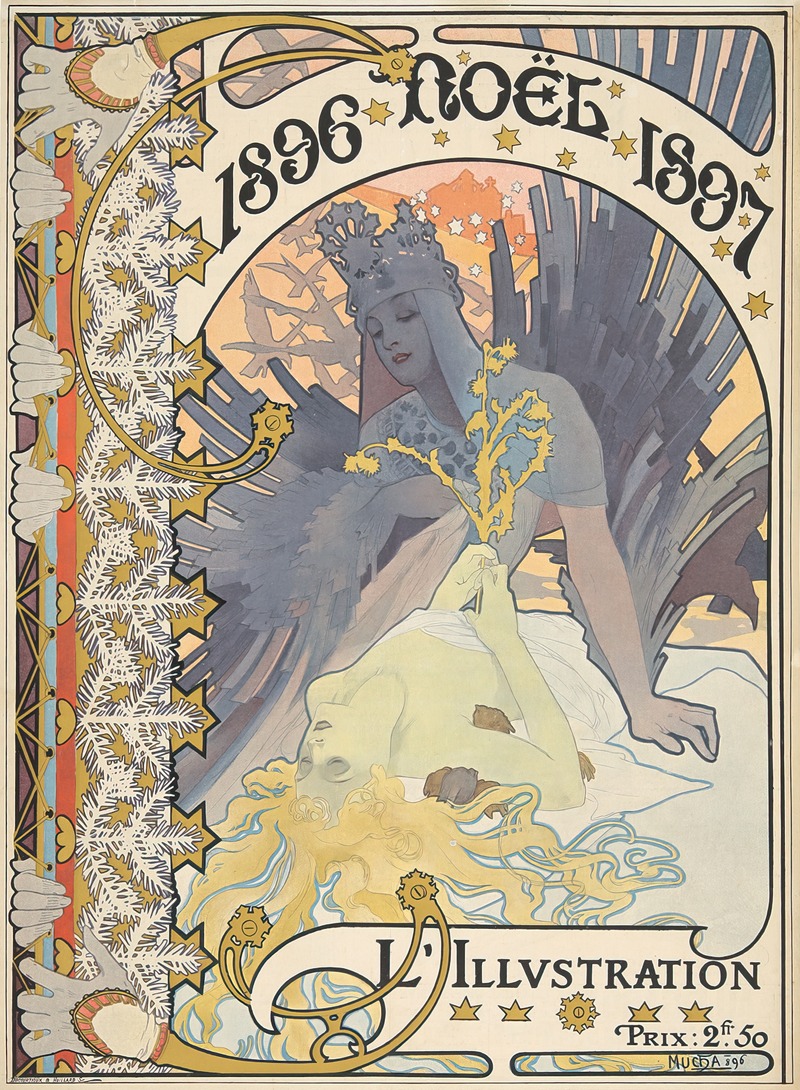 Alphonse Mucha - L’Illustration, Noël, 1896