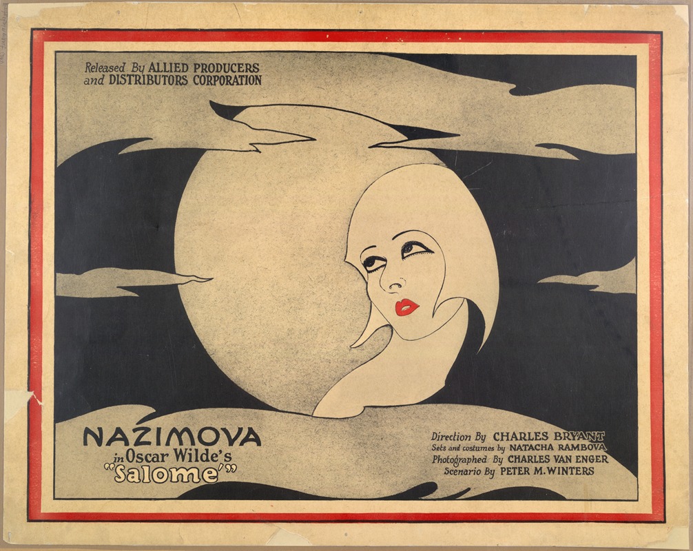 Anonymous - Nazimova in Oscar Wilde’s ‘Salomé’