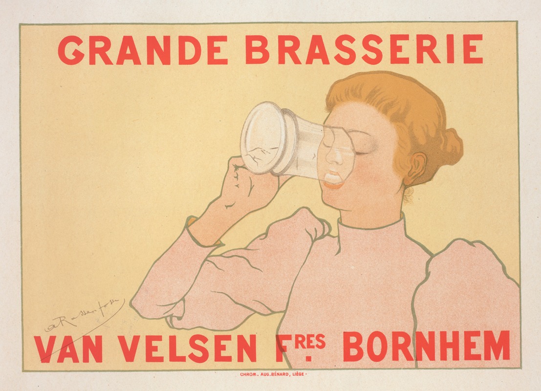 Armand Rassenfosse - Grande Brasserie Van Velsen frères. Bornhem