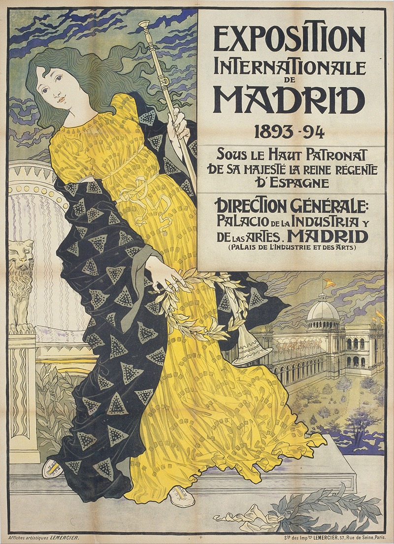 Eugène Grasset - Exposition Internationale de Madrid