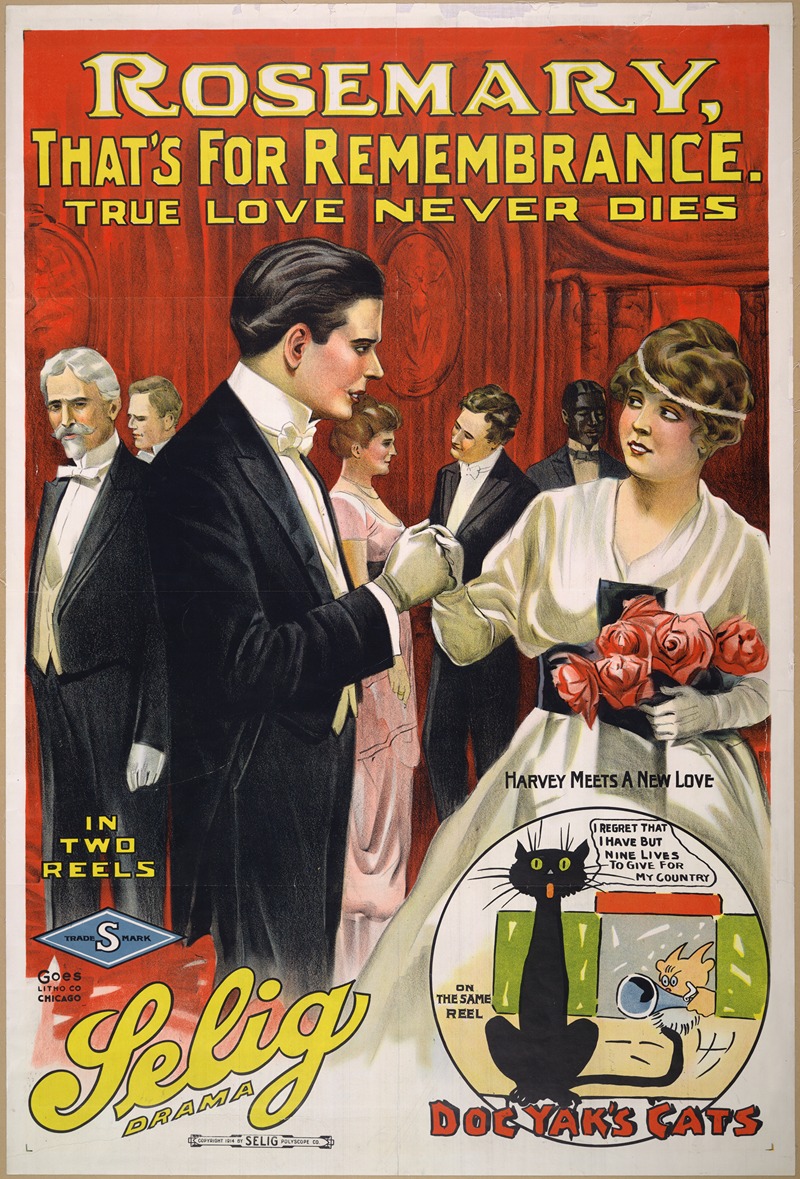 Goes Litho. Co. - Rosemary, that’s for remembrance True love never dies.