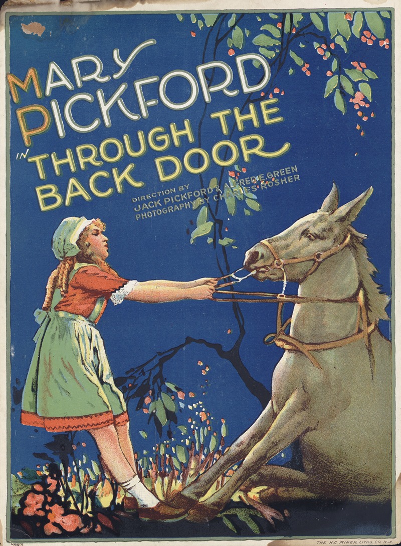 H.C. Miner Litho. Co. - Mary Pickford in Through the back door