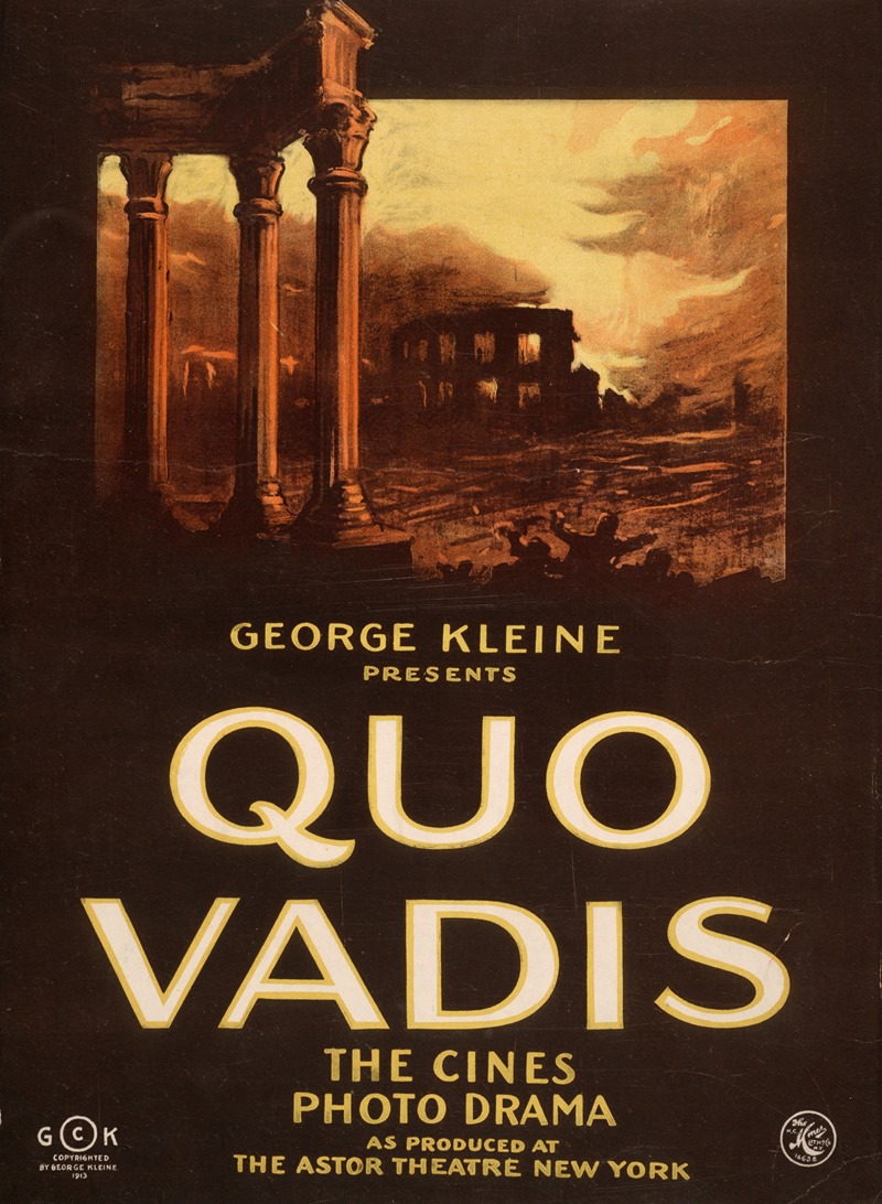 Quo Vadis by H.C. Miner Litho. Co. - Artvee