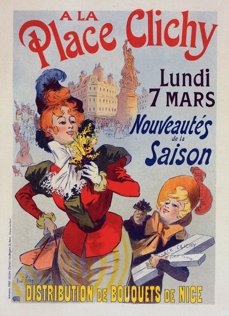 René Péan - A la Place Clichy