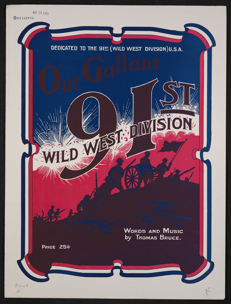 Anonymous - Our gallant Ninety-first Wild West Division