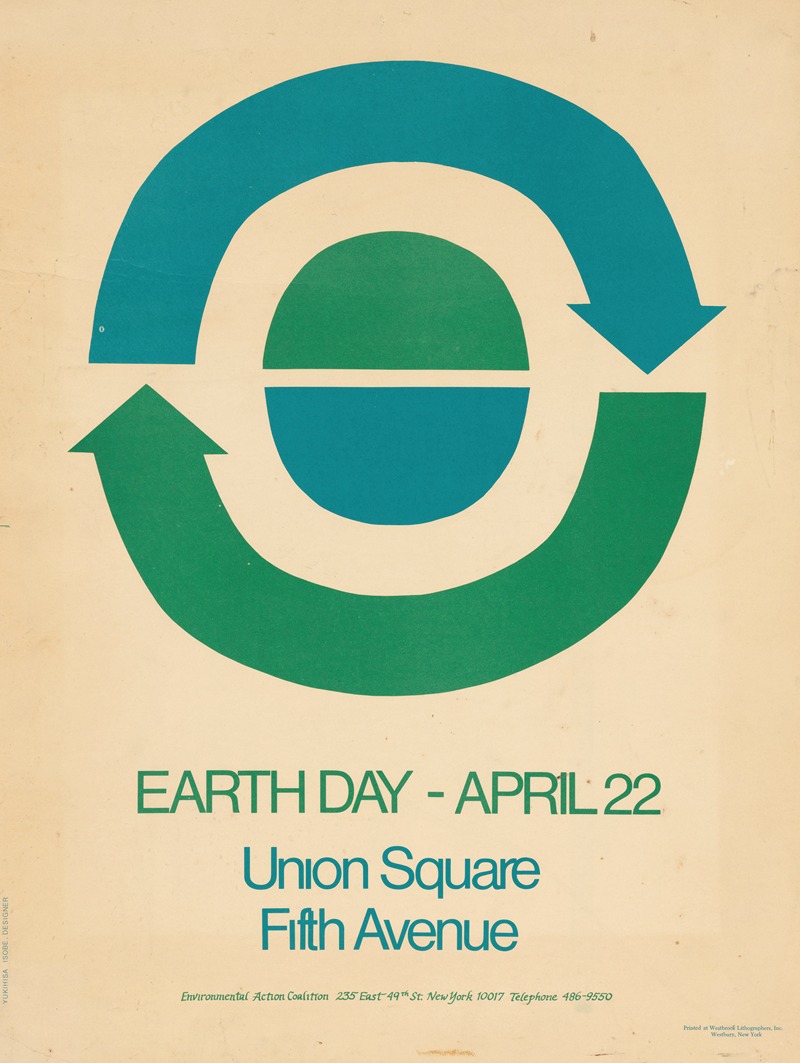 Anonymous - Poster from the first Earth Day