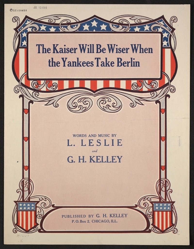 Anonymous - The Kaiser will be wiser when the Yankees take Berlin